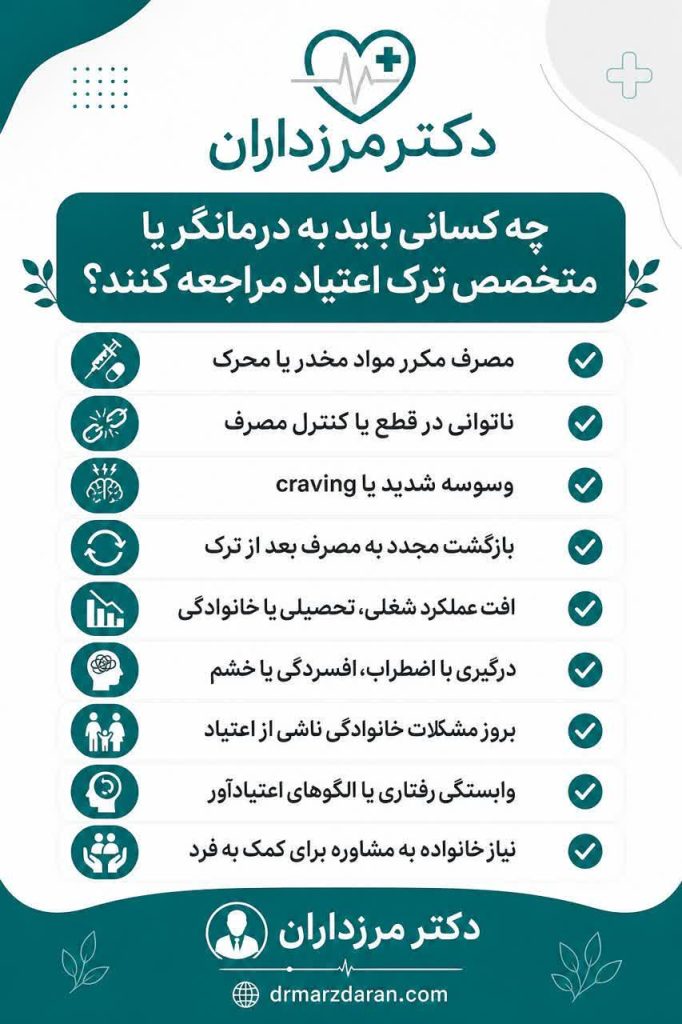 بهترین دکتر ترک اعتیاد در مرزداران غرب تهران